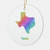Ornement Rond En Céramique Le Texas (Gauche)