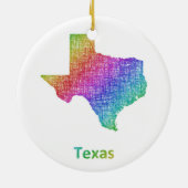 Ornement Rond En Céramique Le Texas (Dos)