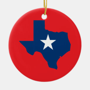 Ornement Rond En Céramique Le Texas