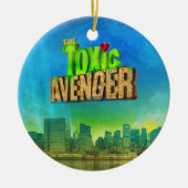 Ornement Rond En Céramique Le vengeur toxique (Devant)