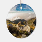 Ornement Rond En Céramique Le voyage (Gauche)