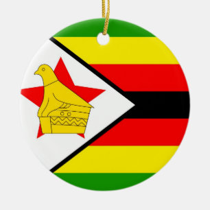 Ornement Rond En Céramique Le Zimbabwe