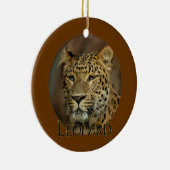 Ornement Rond En Céramique Leopard Lovers (Droite)