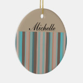 Ornement Rond En Céramique Les côtes de l'océan Pacifique (Droite)