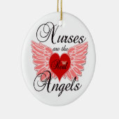 Ornement Rond En Céramique Les infirmières sont les vrais angles (Droite)