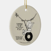 Ornement Rond En Céramique Les rêves vous tiennent (Droite)