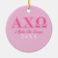 Lettres roses d'Omega de Chi d'Alphi