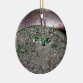 Ornement Rond En Céramique Liquide carboné transformé en Coupe (Droite)