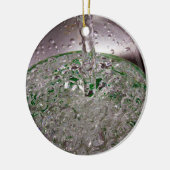 Ornement Rond En Céramique Liquide carboné transformé en Coupe (Gauche)