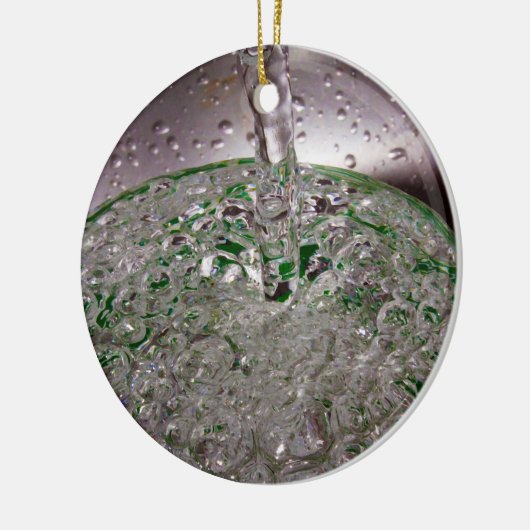 Ornement Rond En Céramique Liquide carboné transformé en Coupe (Gauche)