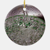 Ornement Rond En Céramique Liquide carboné transformé en Coupe (Dos)