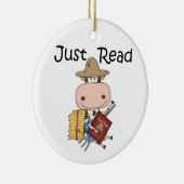 Ornement Rond En Céramique Lire juste (Droite)