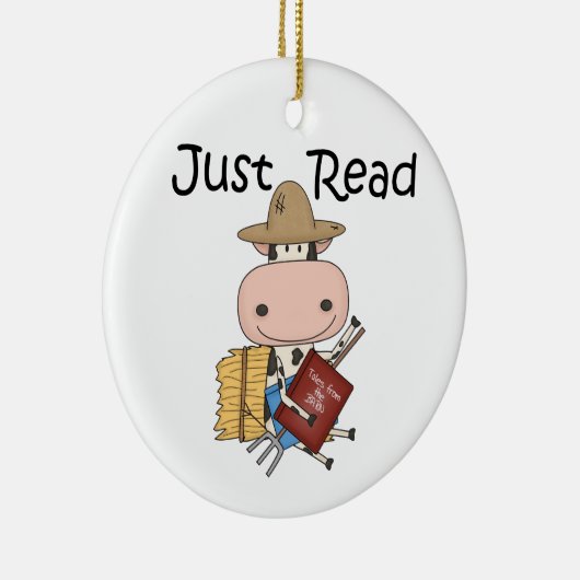 Ornement Rond En Céramique Lire juste (Droite)