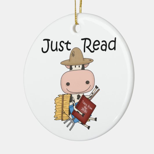 Ornement Rond En Céramique Lire juste (Gauche)