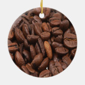 Ornement Rond En Céramique L'ornement du café (Dos)