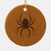 Ornement Rond En Céramique L'ornement Web de l'araignée (Devant)