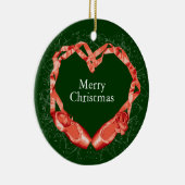 Ornement Rond En Céramique Love Ballet (Droite)