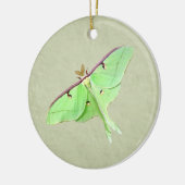 Ornement Rond En Céramique Luna Moth Ornament (Gauche)