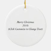 Ornement Rond En Céramique Lys d'eau (Dos)