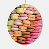 Ornement Rond En Céramique Macarons (Gauche)