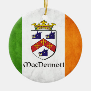Ornement Rond En Céramique MacDermott Irlandais