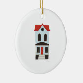 Ornement Rond En Céramique Maison urbaine (Droite)