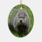 Ornement Rond En Céramique Manger des marmottes (Droite)