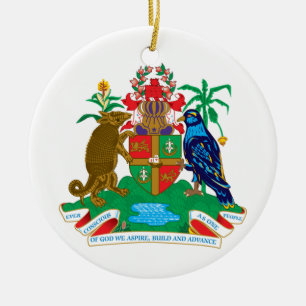 Ornement Rond En Céramique Manteau de Grenada* d'ornement de bras