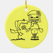 Ornement Rond En Céramique Mari Mortê (Dos)