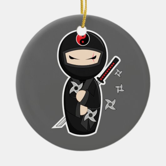 Ornement Rond En Céramique Masaru (Devant)