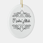 Ornement Rond En Céramique Masha'allah (Droite)
