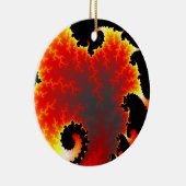 Ornement Rond En Céramique mer de lave (Droite)