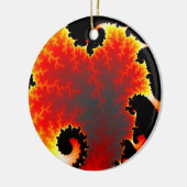 Ornement Rond En Céramique mer de lave (Gauche)