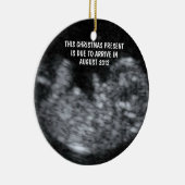 Ornement Rond En Céramique Mère attendue (Droite)