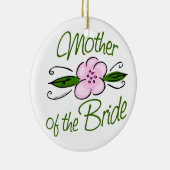 Ornement Rond En Céramique Mère de la mariée (Droite)