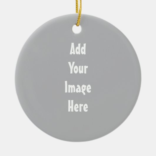 Ornement Rond En Céramique modèle (Devant)