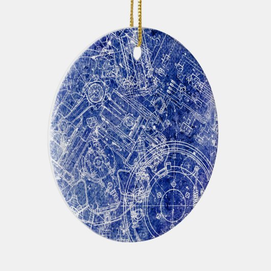 Ornement Rond En Céramique Modèle (Droite)