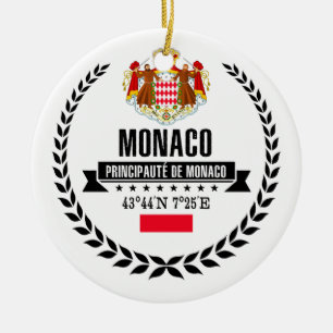 Ornement Rond En Céramique Monaco