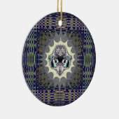 Ornement Rond En Céramique Monde numérique (Droite)