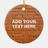 Ornement Rond En Céramique Mur en briques (Devant)