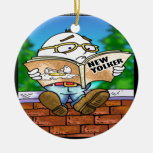Ornement Rond En Céramique Mystère de Humpty Dumpty Rick London Cadeaux