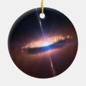 Ornement Rond En Céramique NASA SIG10-012 Disk Galaxy (Dos)