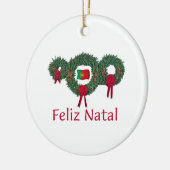 Ornement Rond En Céramique Noël 2 du Portugal (Gauche)