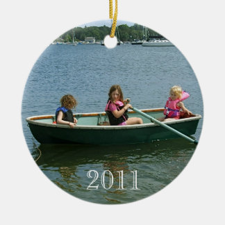 Ornement Rond En Céramique Noël Amelia 2011