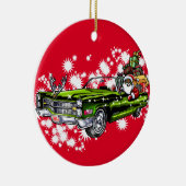 Ornement Rond En Céramique Noël Cool ! (Droite)