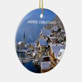 ORNEMENT ROND EN CÉRAMIQUE NOËL EN AUTRICHE (Droite)