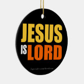 Ornement Rond En Céramique Noël Jésus (Droite)