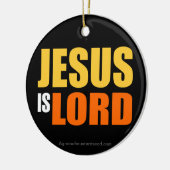 Ornement Rond En Céramique Noël Jésus (Gauche)