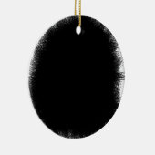 Ornement Rond En Céramique noir fumant (Droite)