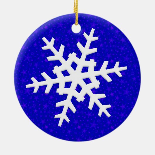 Ornement Rond En Céramique Notre cinquantième Noël (Dos)